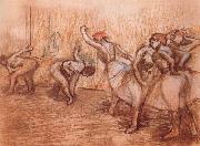 Edgar Degas dancers Sweden oil painting artist